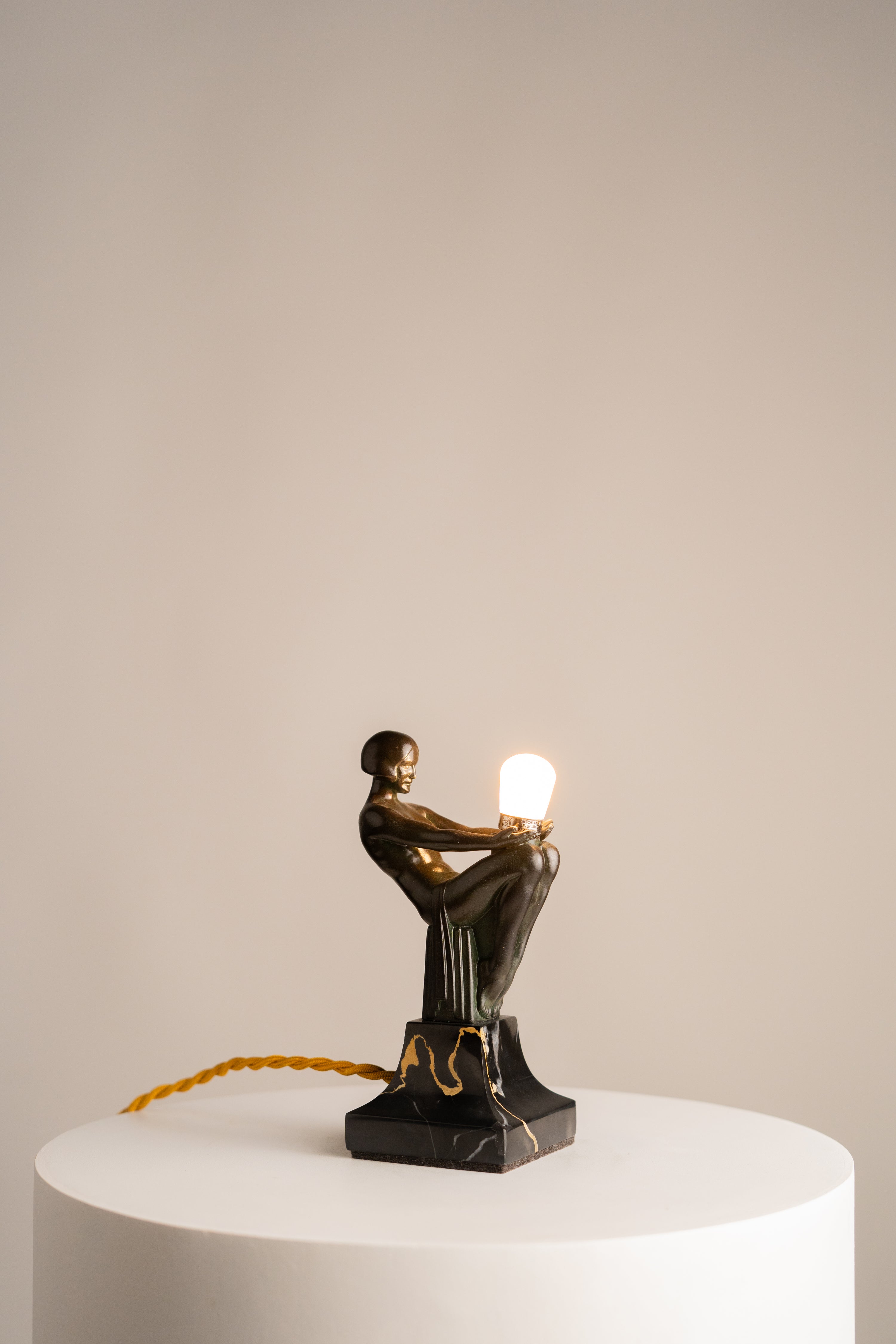 Max Le Verrier - Art Deco Lamp - Songe Lumineux