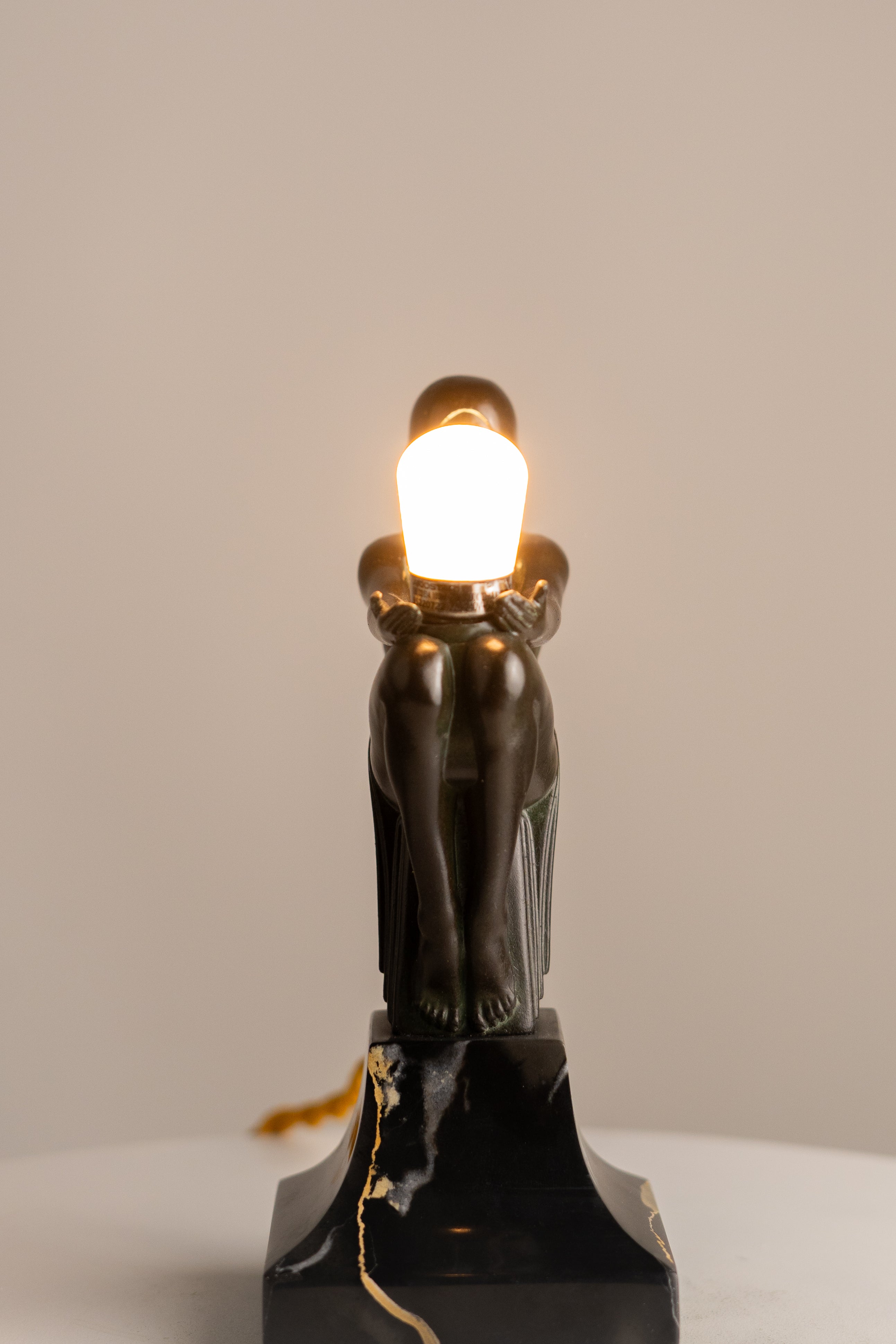 Max Le Verrier - Art Deco Lamp - Songe Lumineux