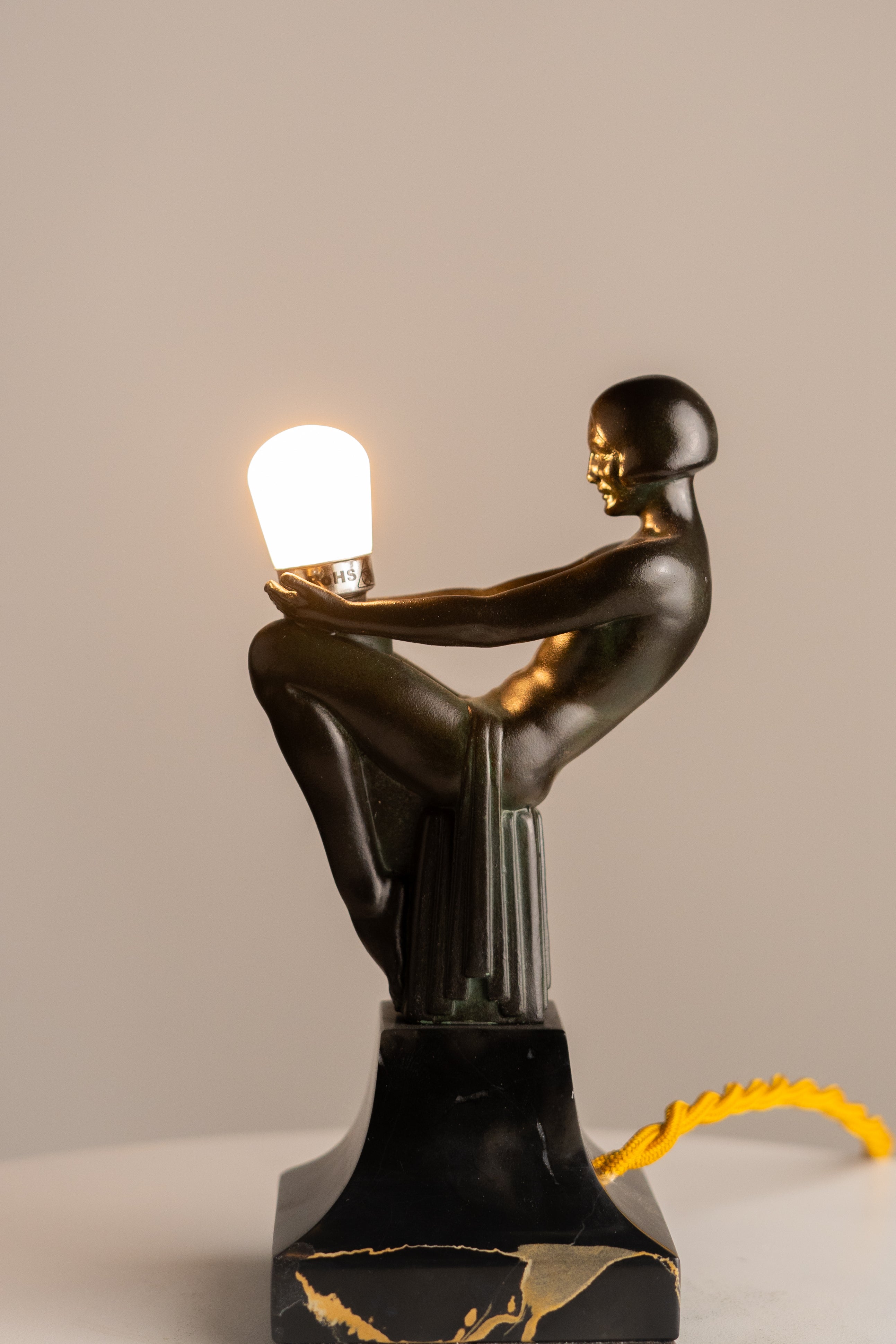 Max Le Verrier - Art Deco Lamp - Songe Lumineux