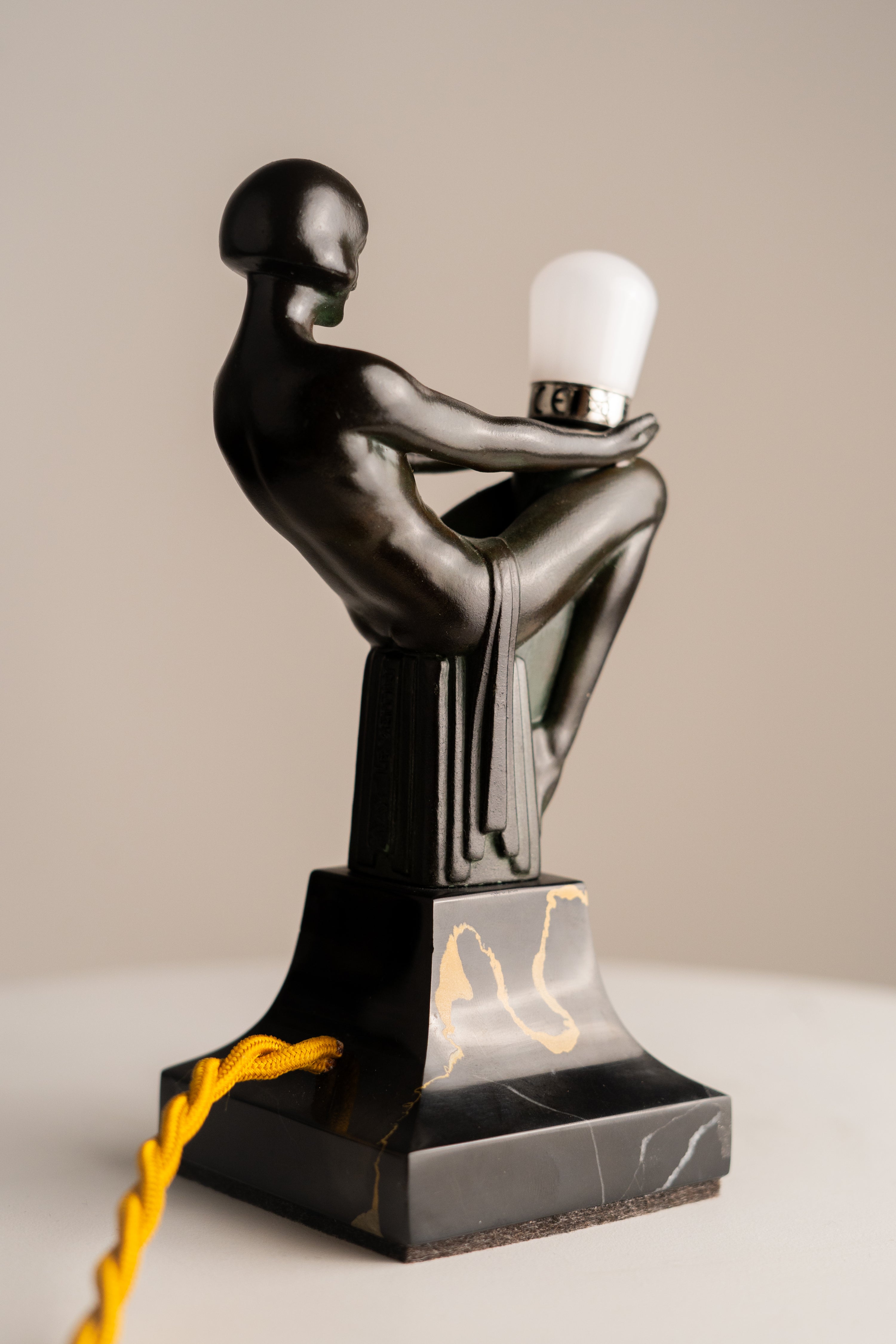 Max Le Verrier - Art Deco Lamp - Songe Lumineux