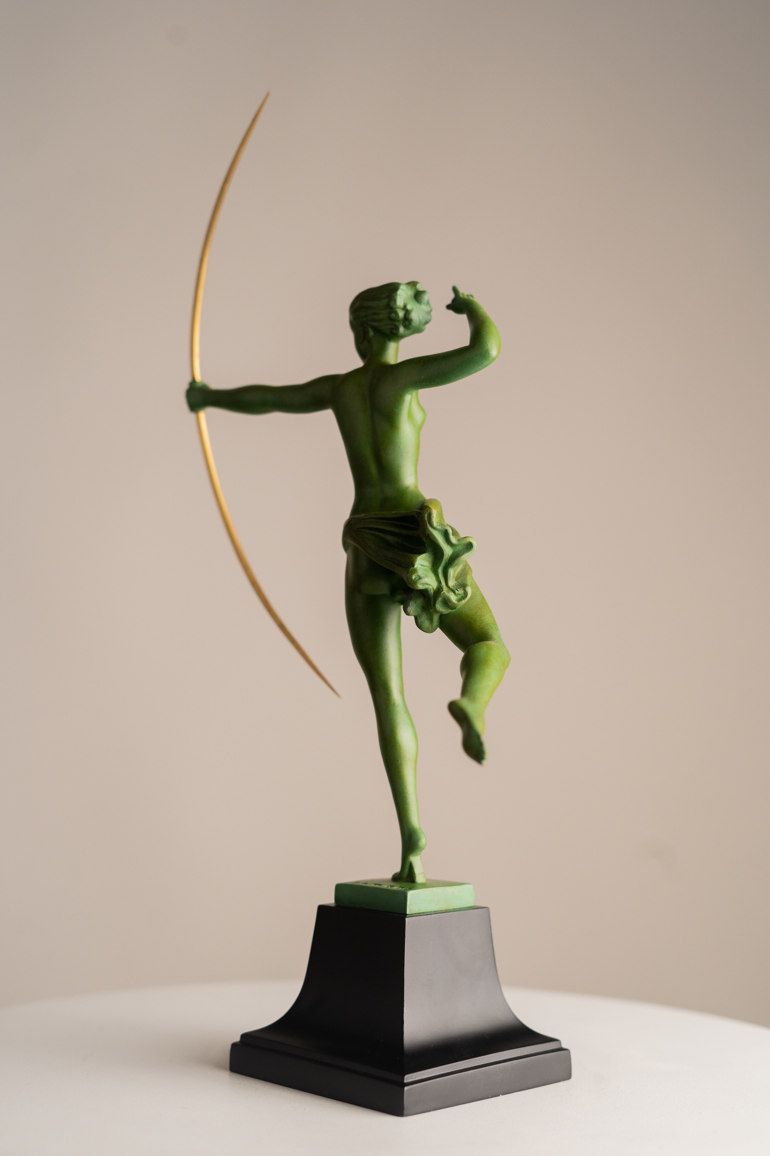 Max Le Verrier - Jean de Marco (Demarc) - Statue Art Deco - Atalante