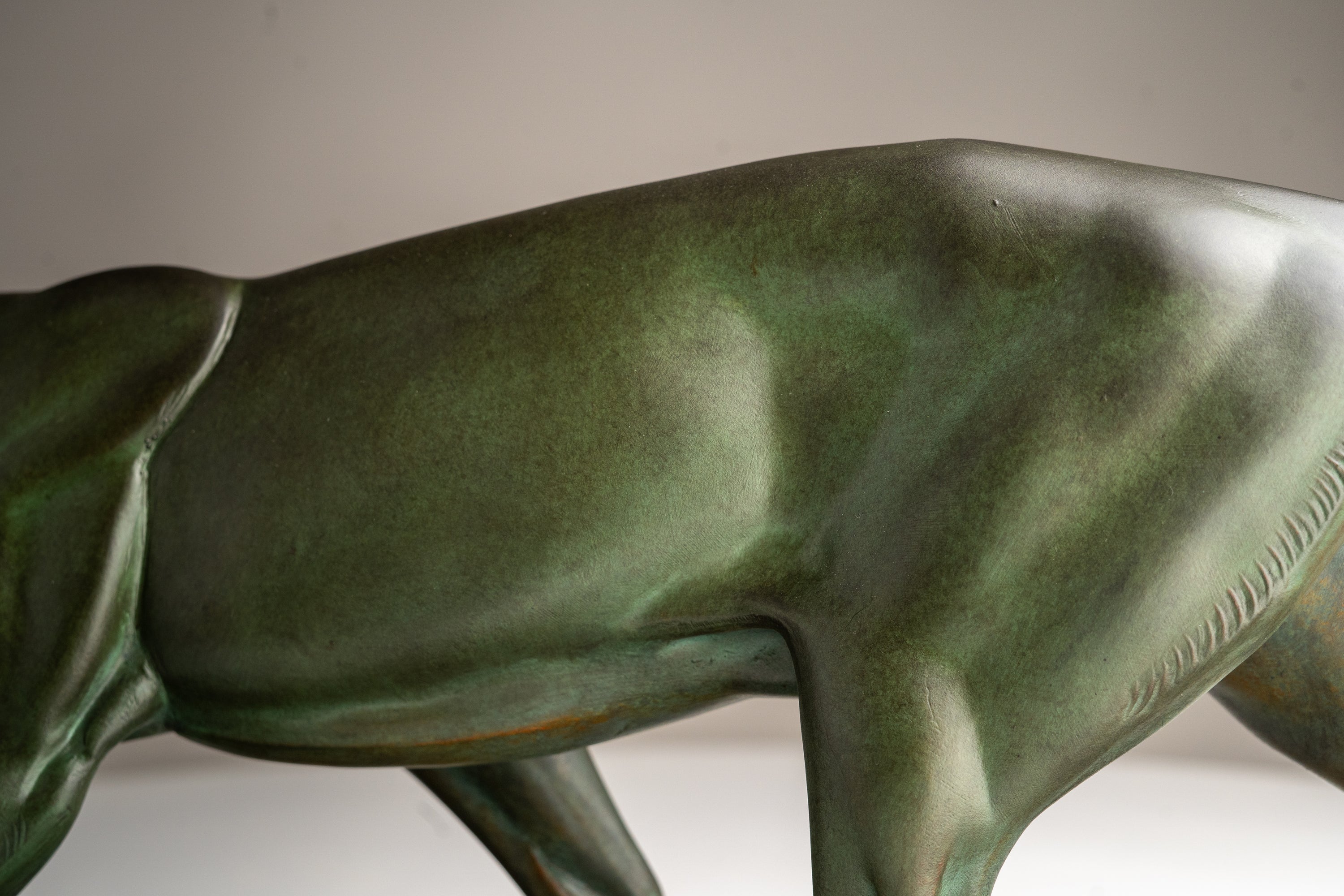 M. Leducq - Art Deco Sculpture of a Panther