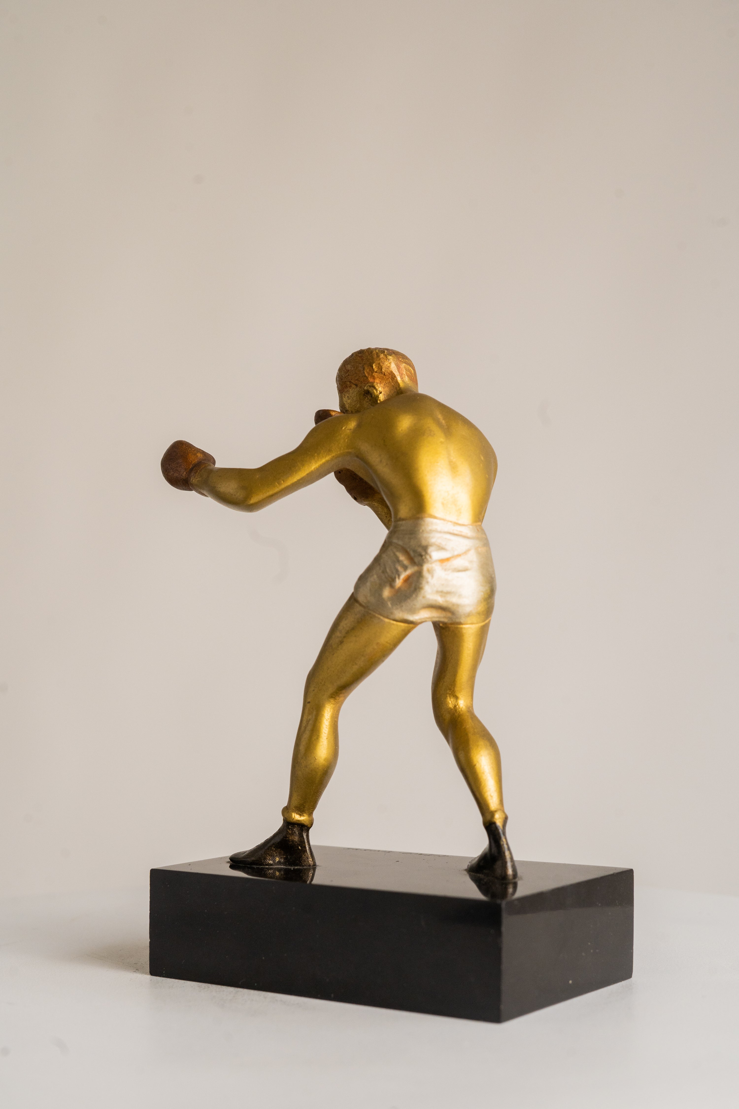 Maurice Guiraud Rivière - Georges Carpentier - Statue of Boxer - Art Deco