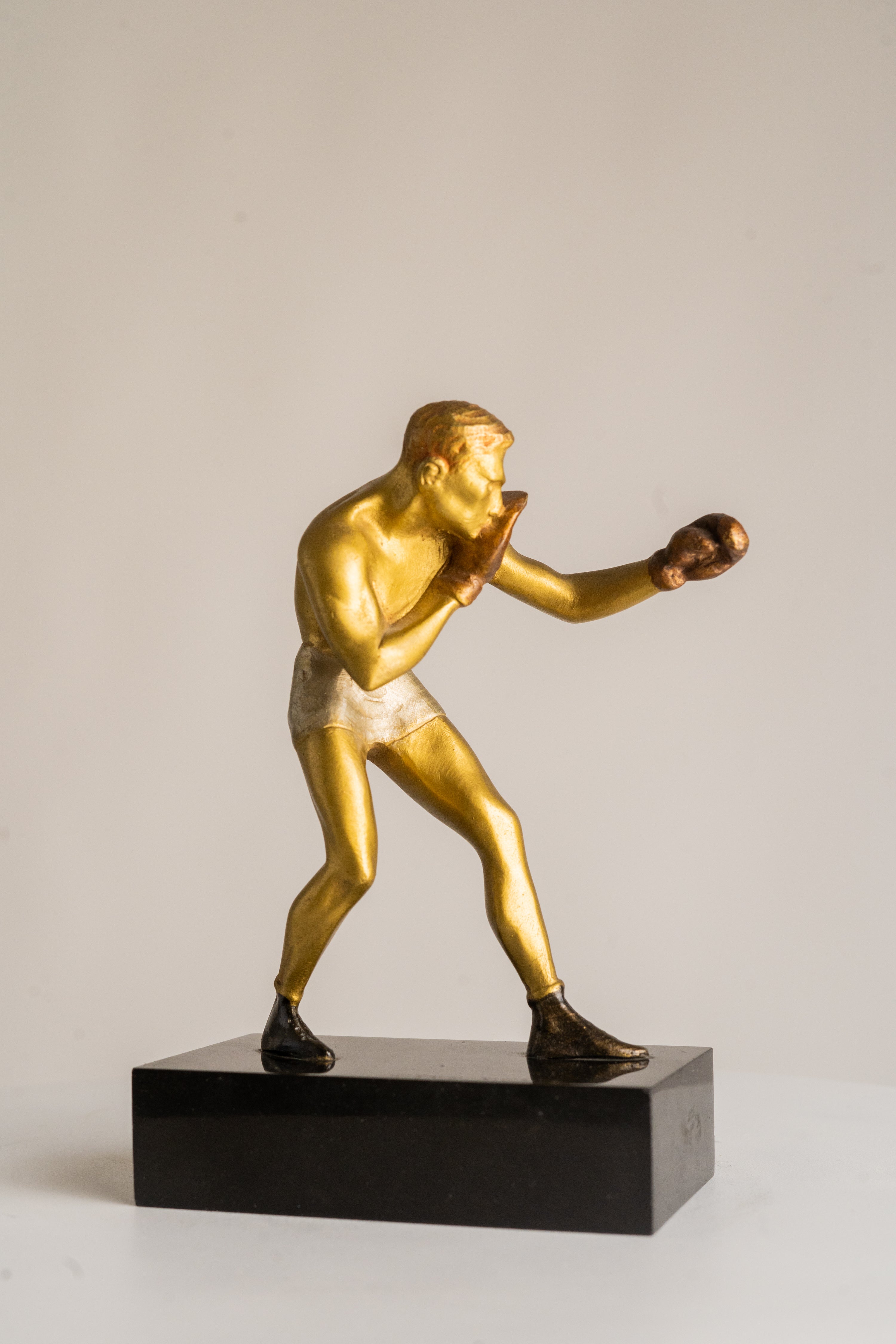 Maurice Guiraud Rivière - Georges Carpentier - Statue of Boxer - Art Deco