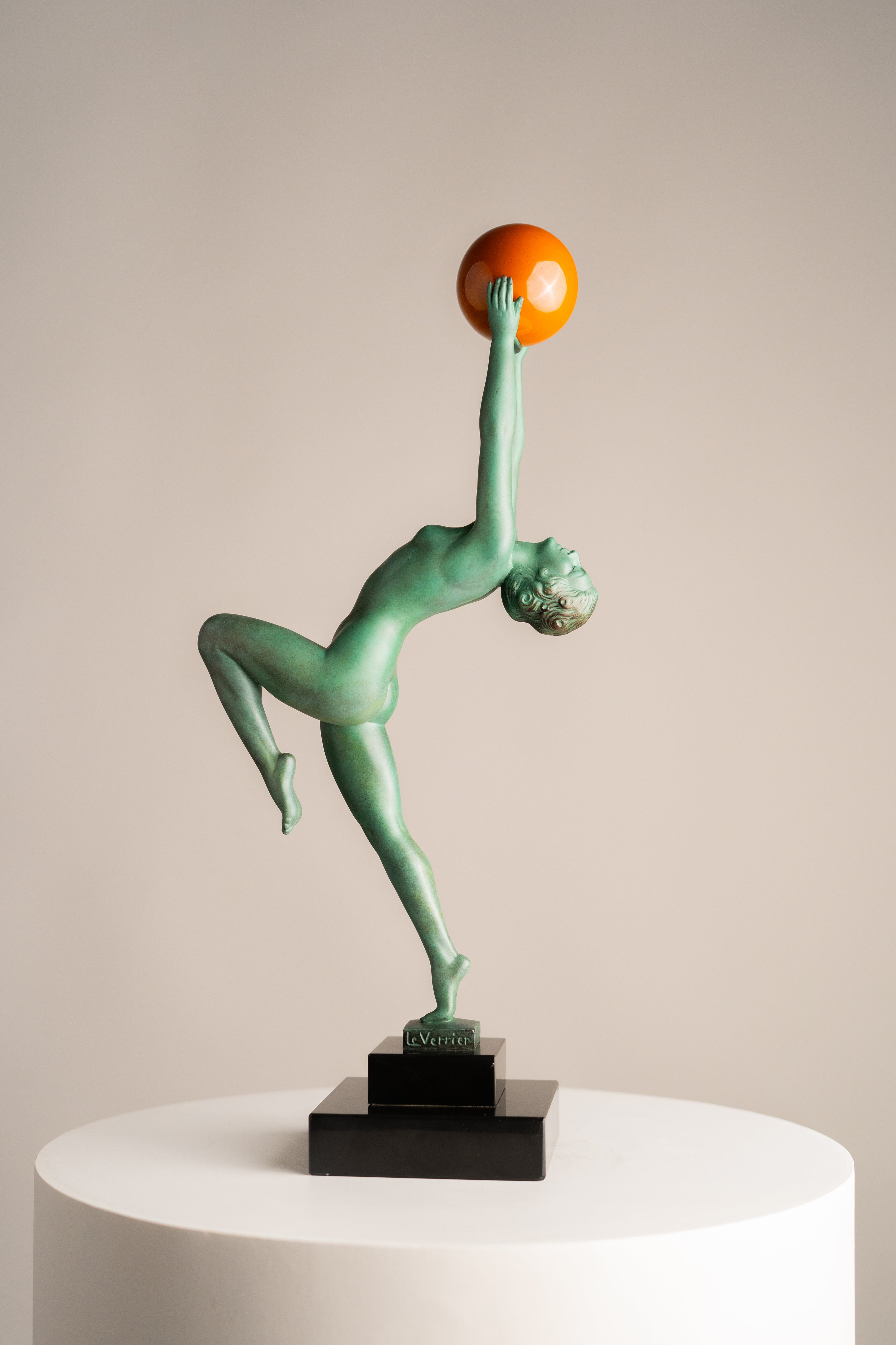 Max Le Verrier - Statue - Jeu - Art Deco - Dancer