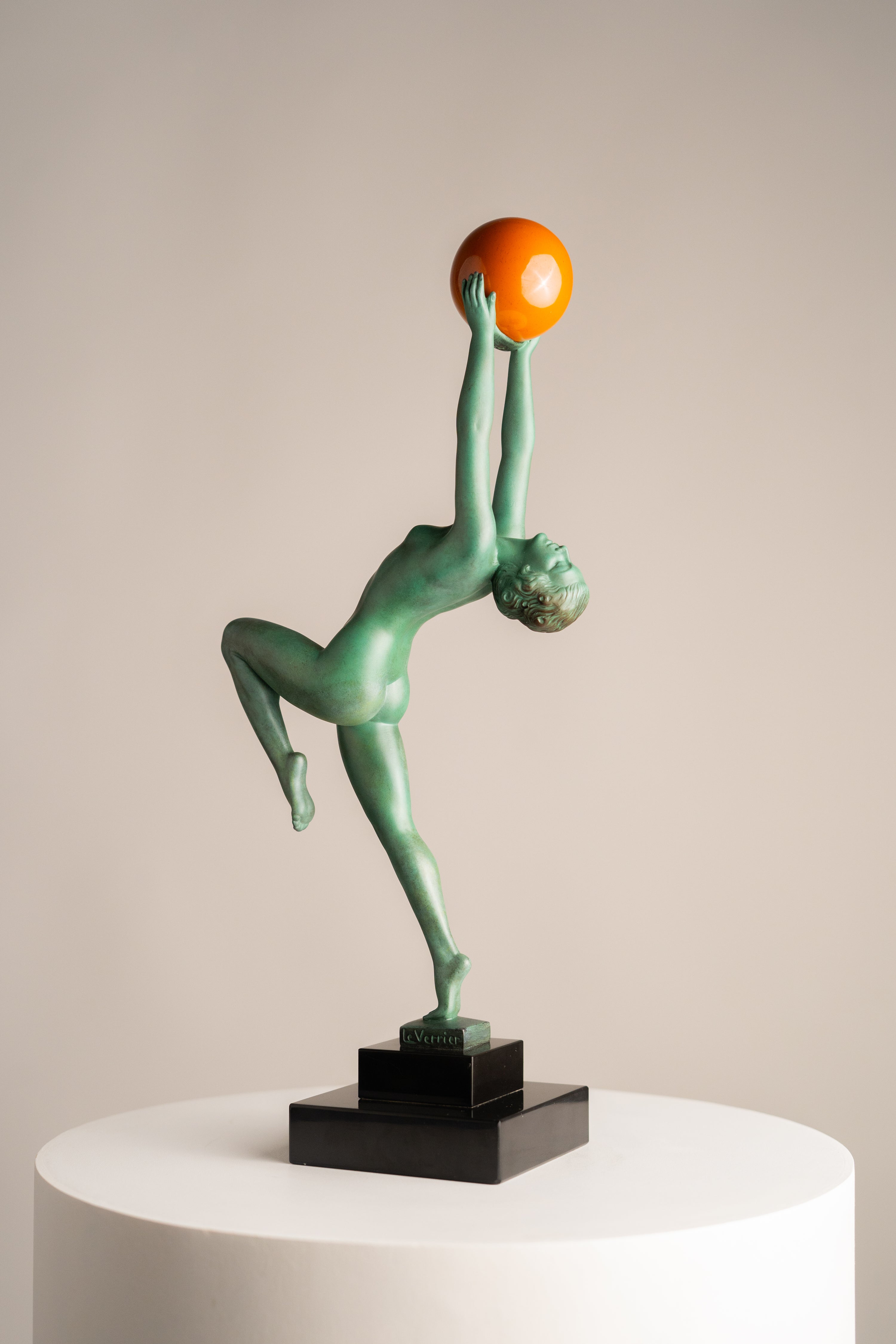 Max Le Verrier - Statue - Jeu - Art Deco - Dancer