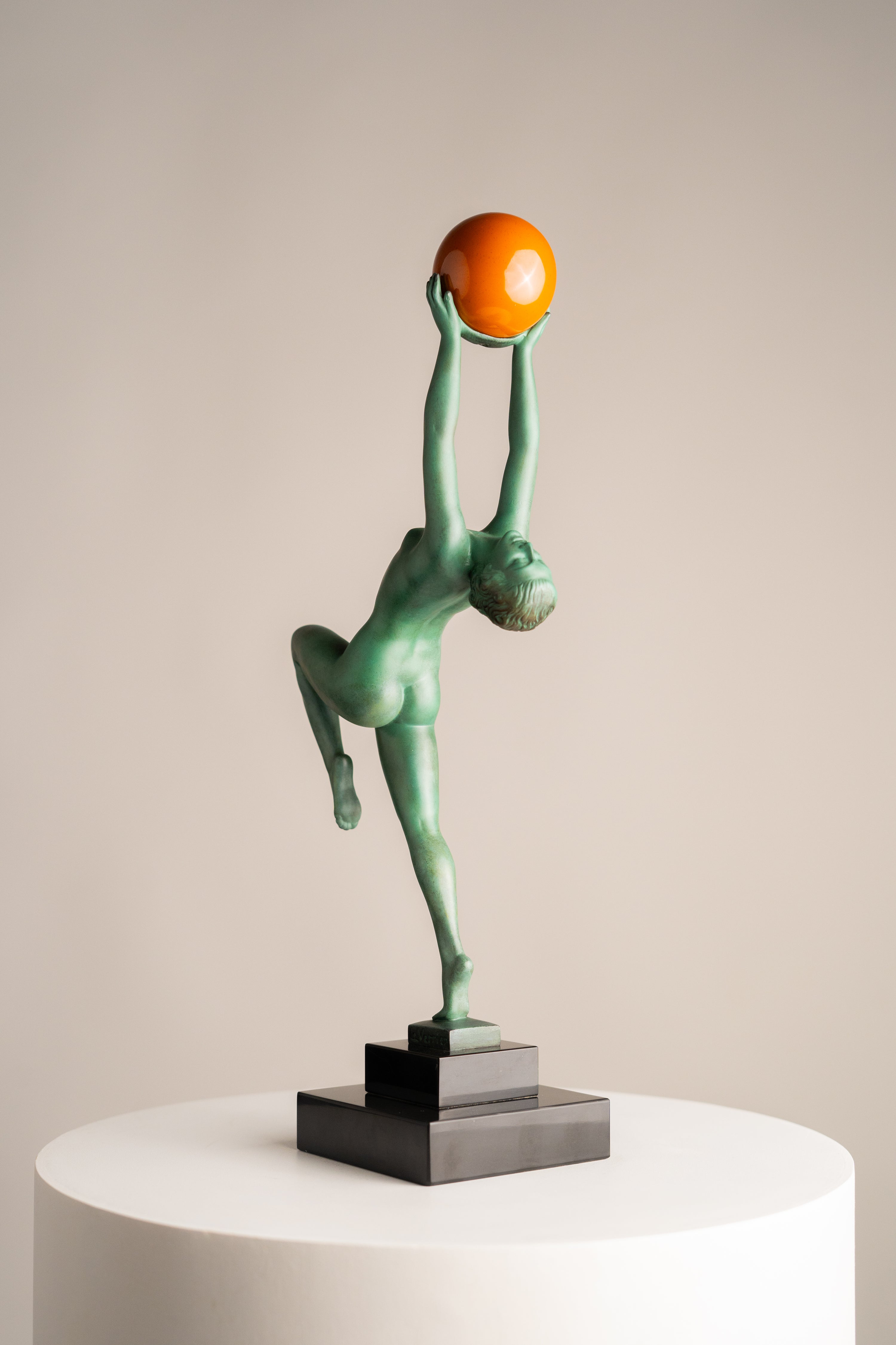 Max Le Verrier - Statue - Jeu - Art Deco - Dancer