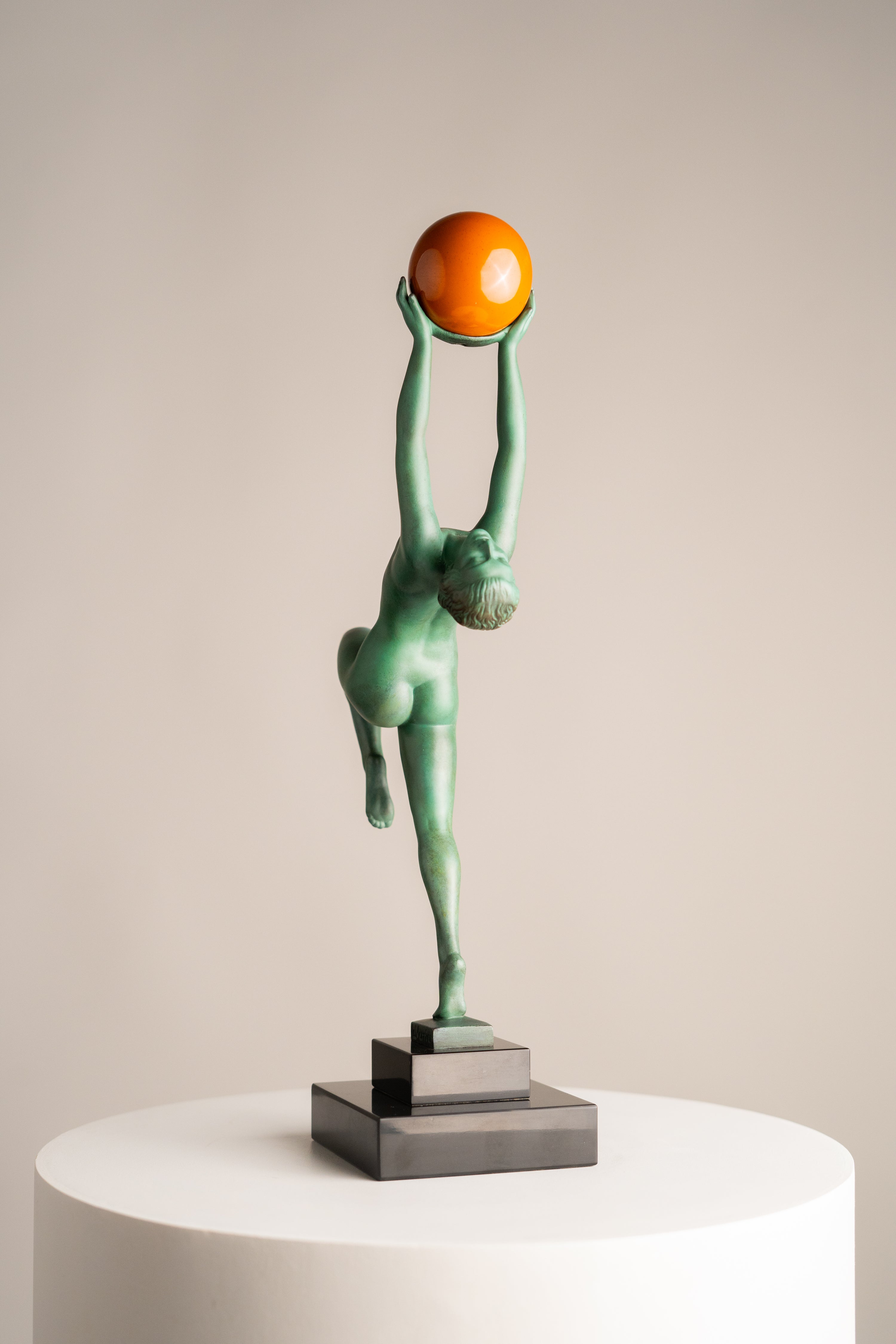 Max Le Verrier - Statue - Jeu - Art Deco - Dancer