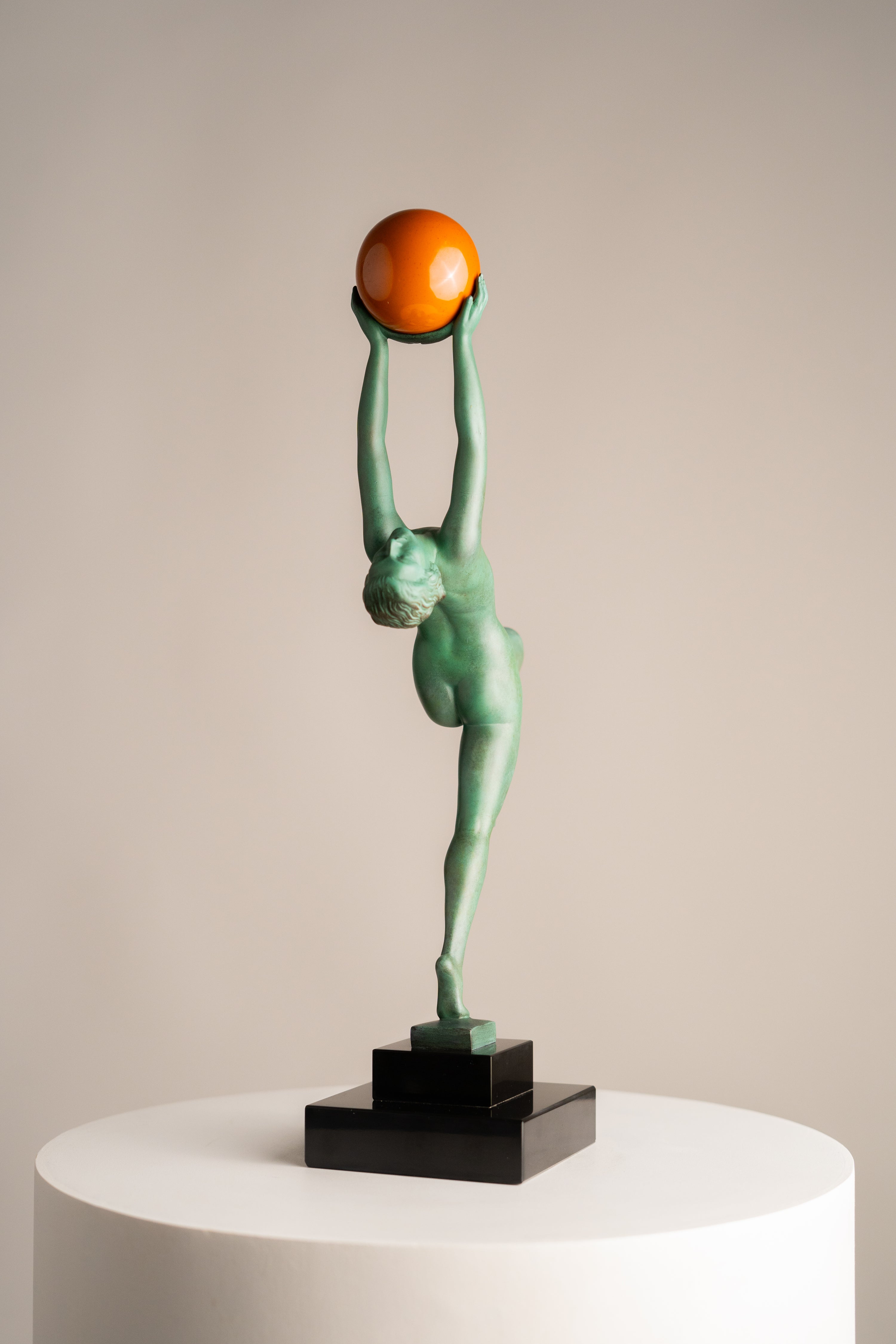 Max Le Verrier - Statue - Jeu - Art Deco - Dancer