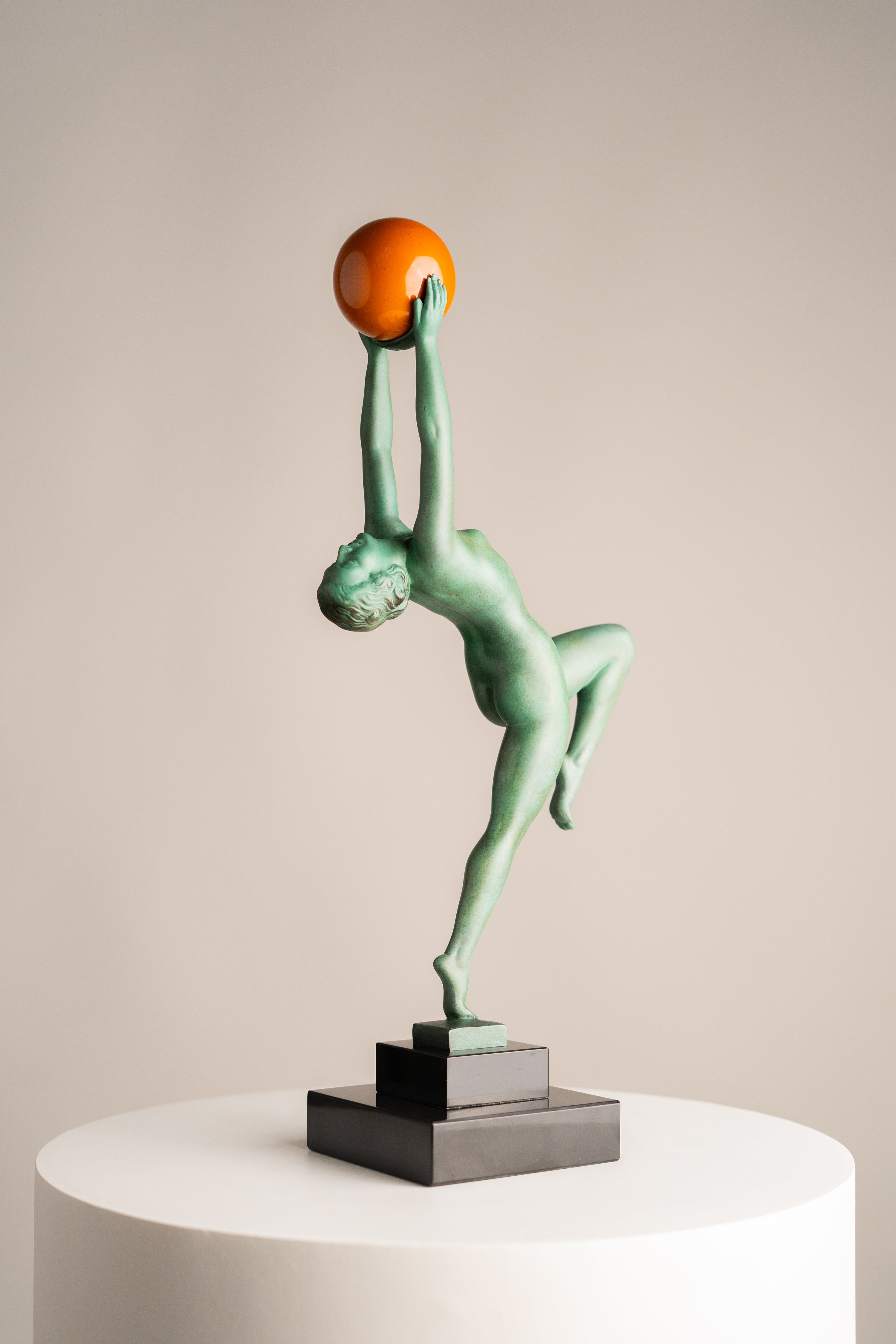 Max Le Verrier - Statue - Jeu - Art Deco - Dancer