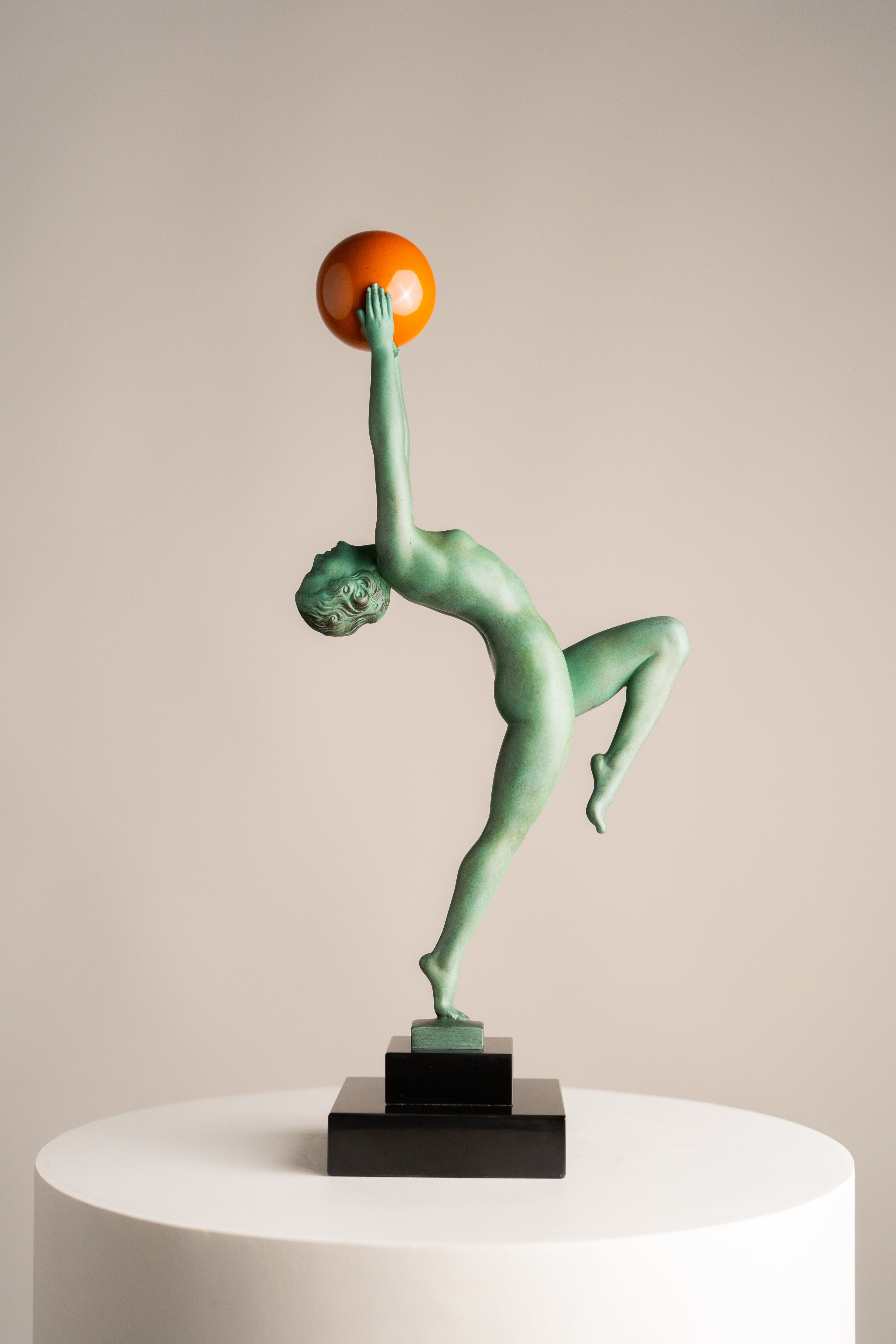 Max Le Verrier - Statue - Jeu - Art Deco - Dancer