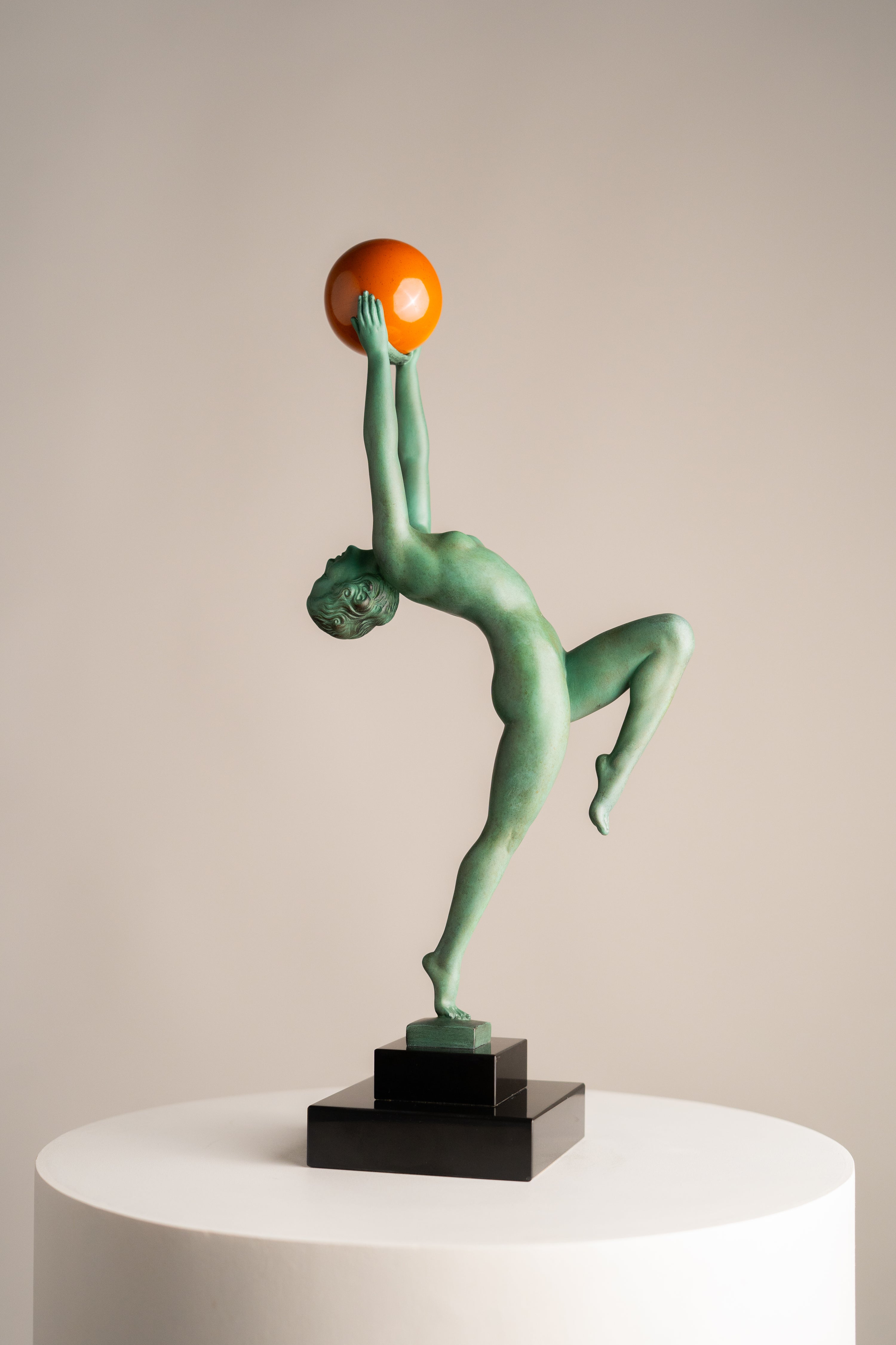 Max Le Verrier - Statue - Jeu - Art Deco - Dancer