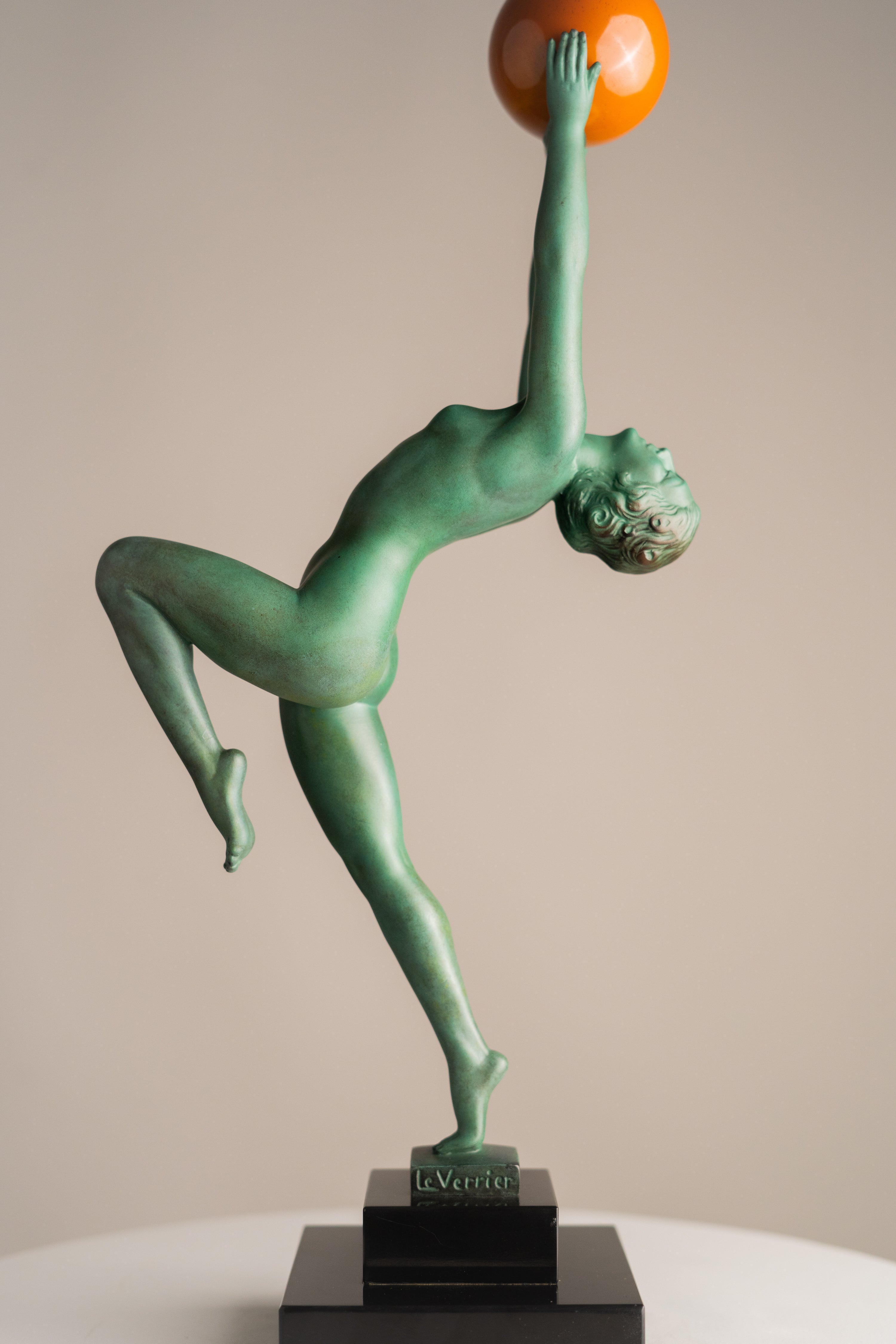 Max Le Verrier - Statue - Jeu - Art Deco - Dancer