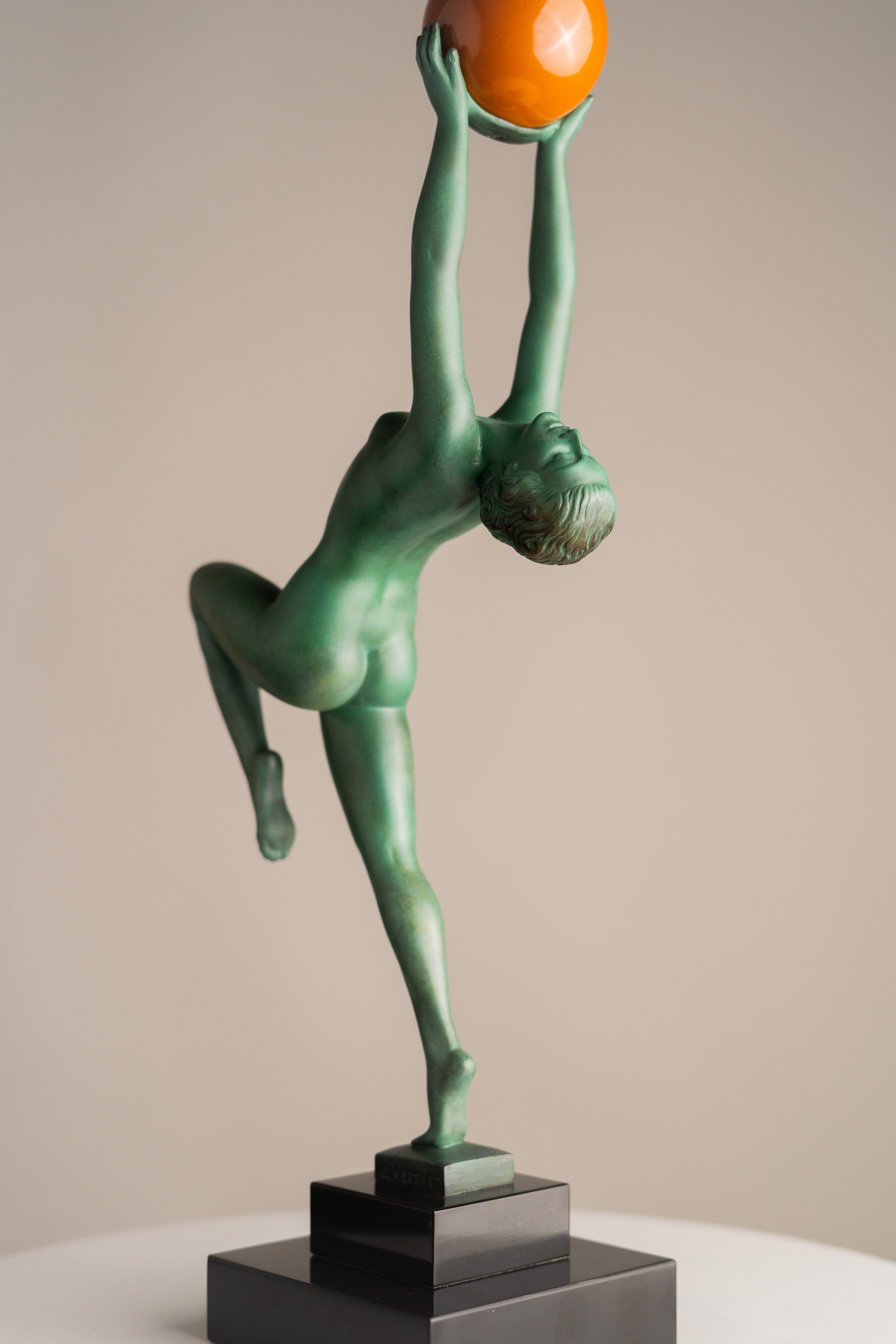 Max Le Verrier - Statue - Jeu - Art Deco - Dancer