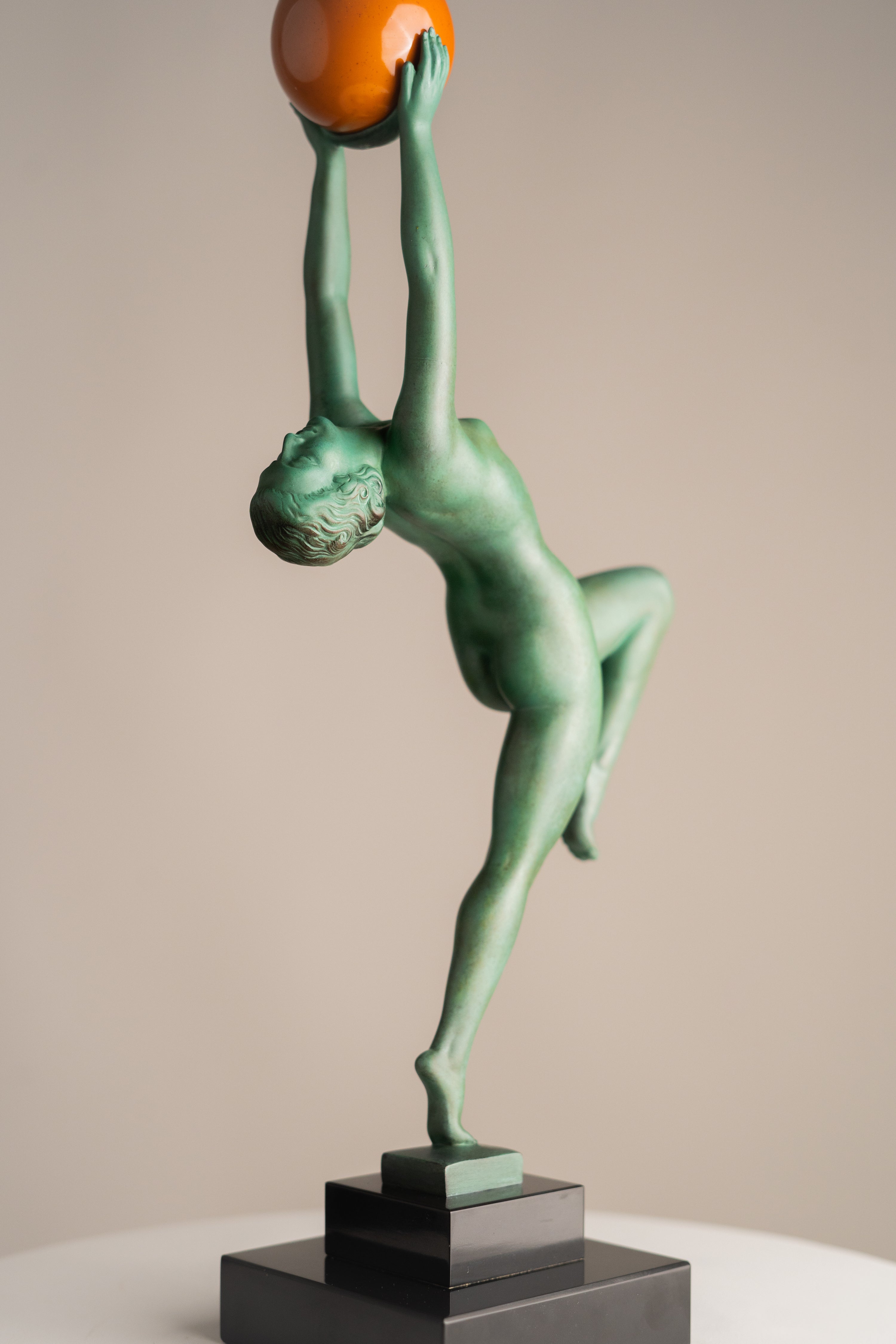 Max Le Verrier - Statue - Jeu - Art Deco - Dancer