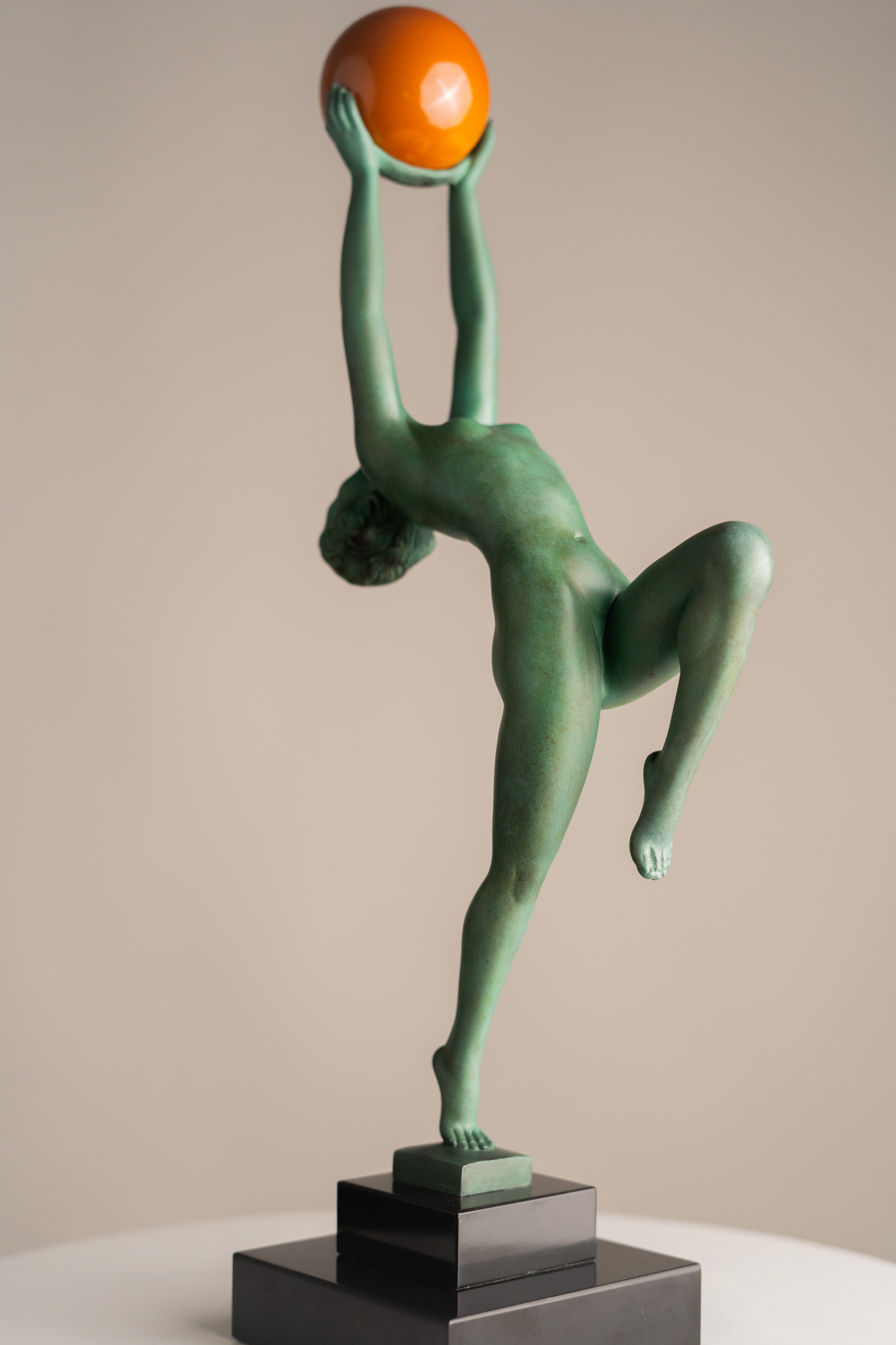 Max Le Verrier - Statue - Jeu - Art Deco - Dancer