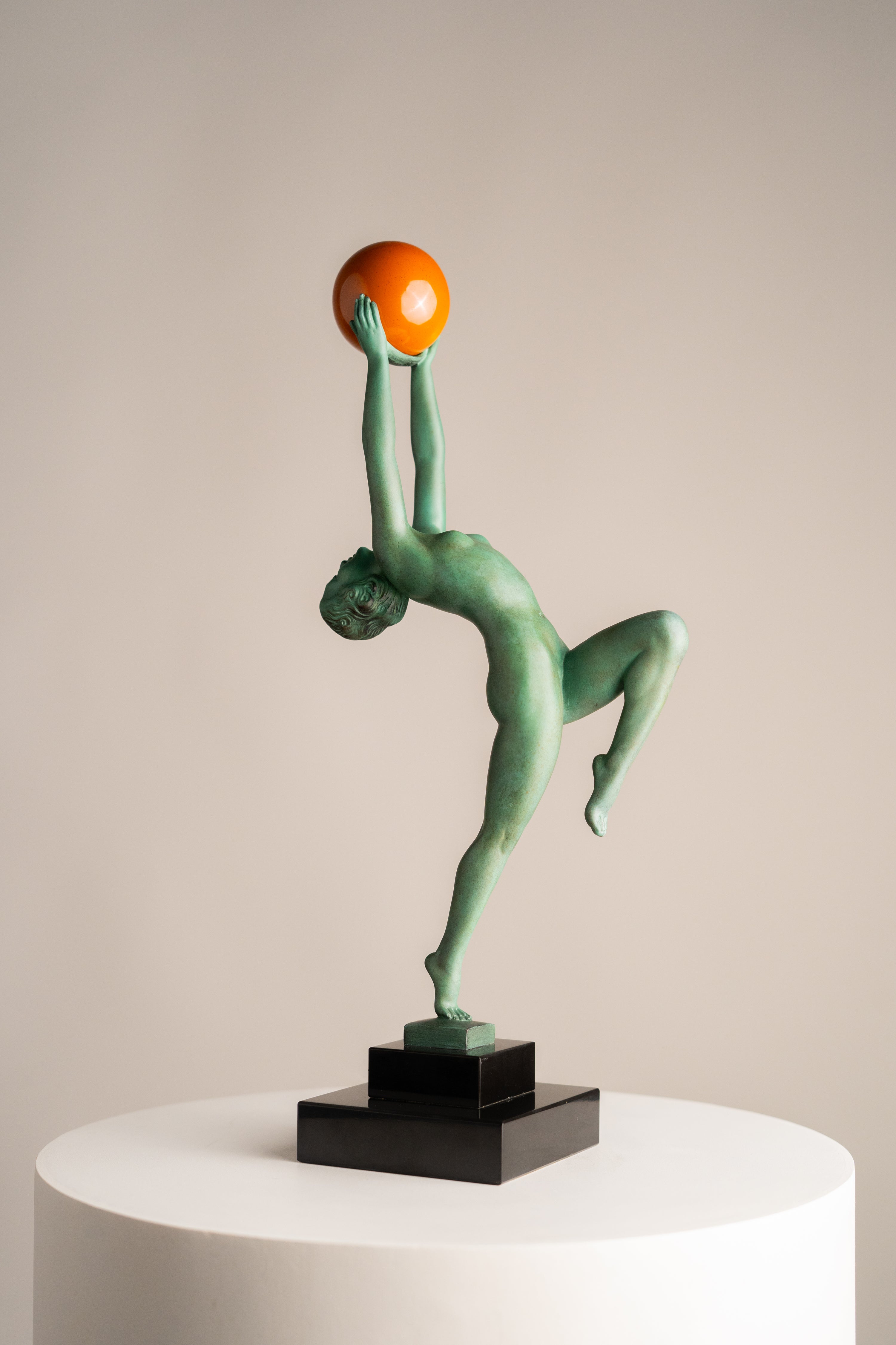 Max Le Verrier - Statue - Jeu - Art Deco - Dancer