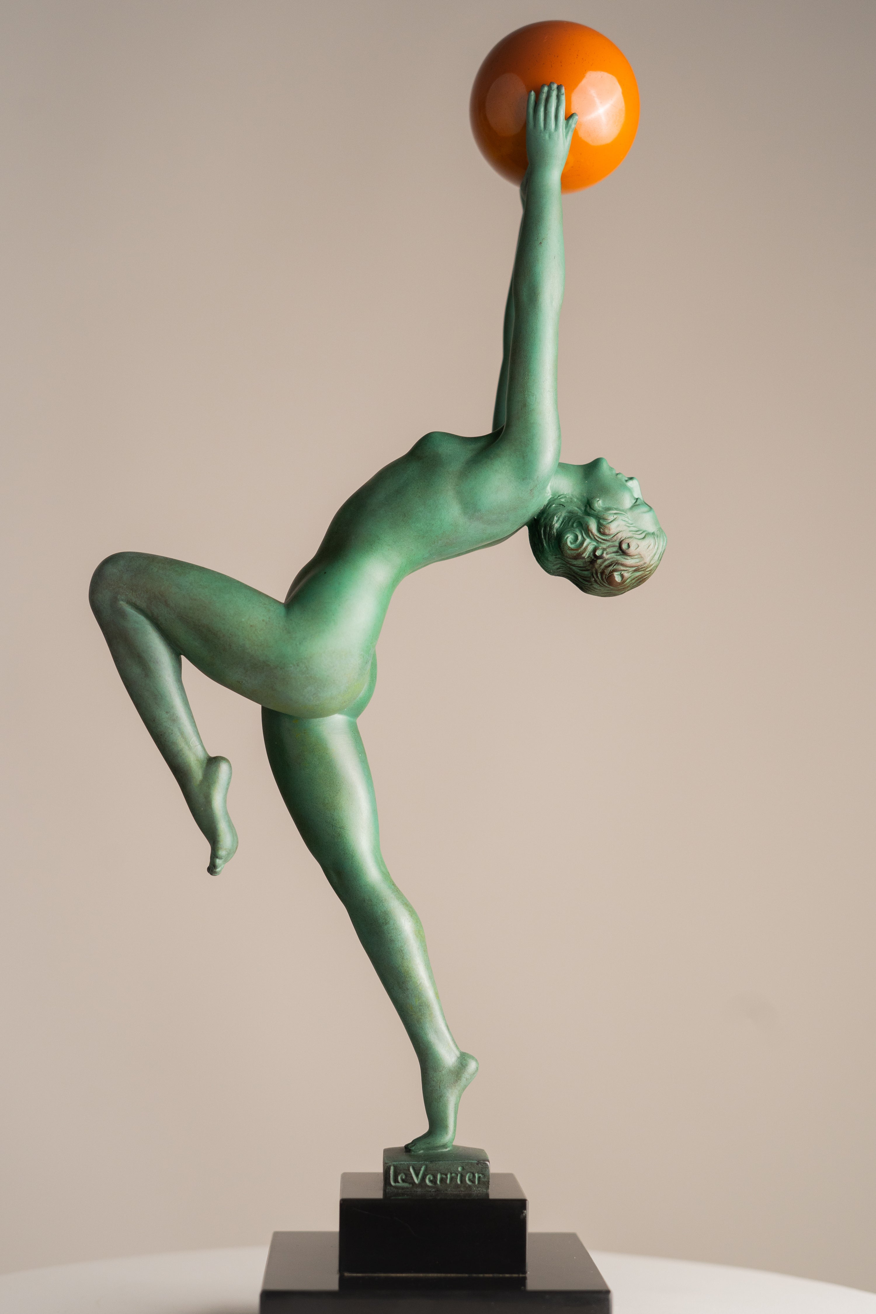 Max Le Verrier - Statue - Jeu - Art Deco - Dancer