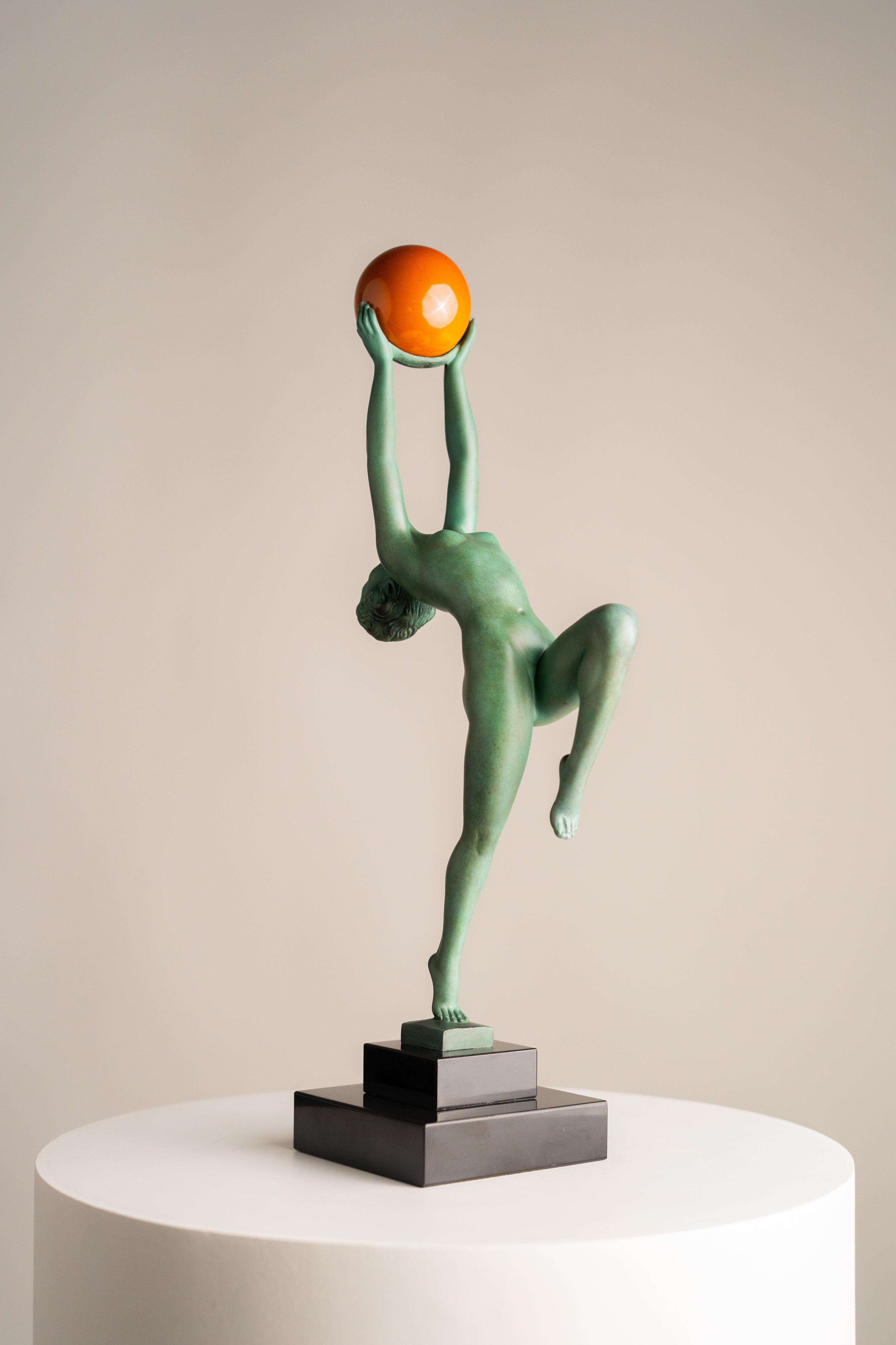 Max Le Verrier - Statue - Jeu - Art Deco - Dancer