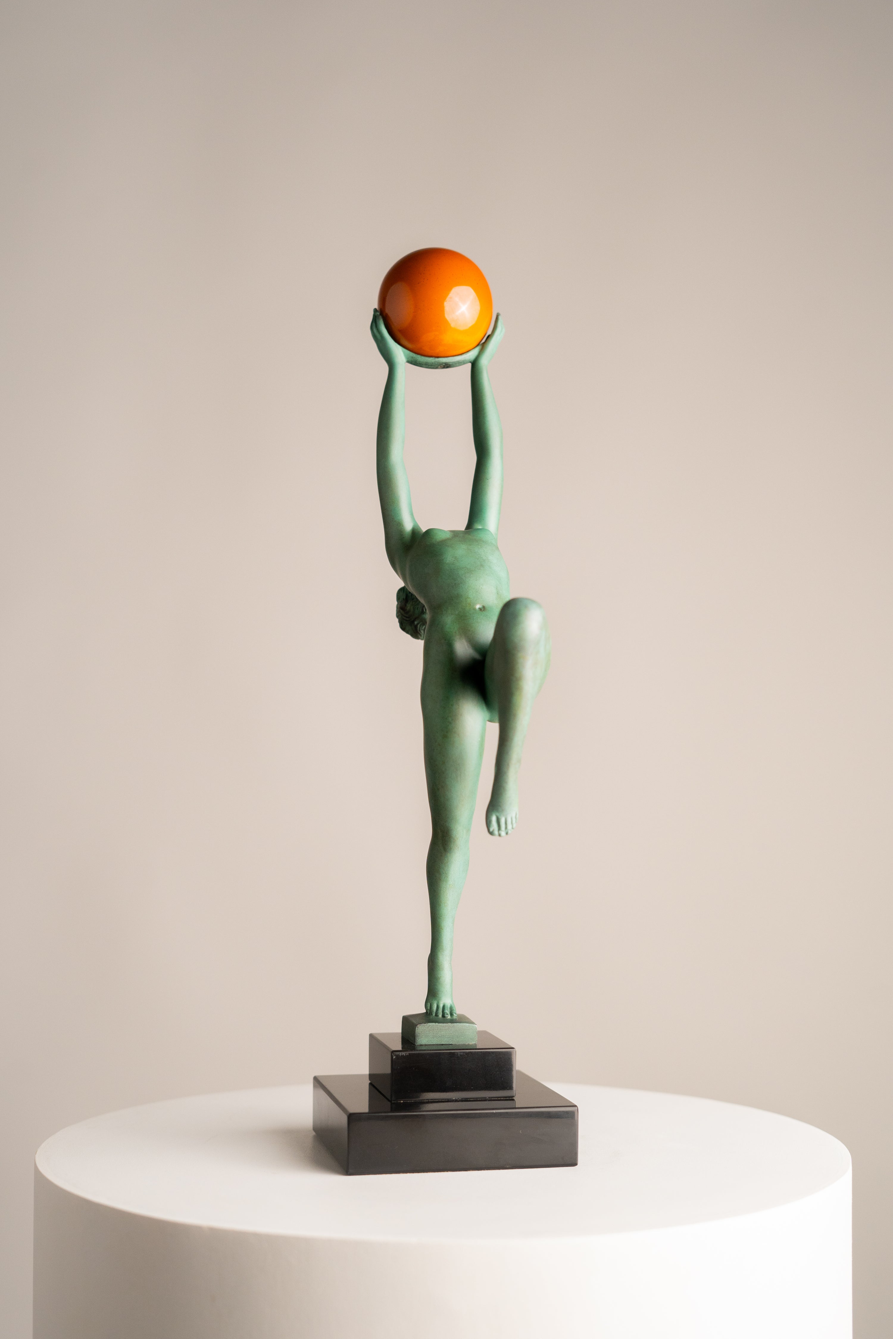 Max Le Verrier - Statue - Jeu - Art Deco - Dancer