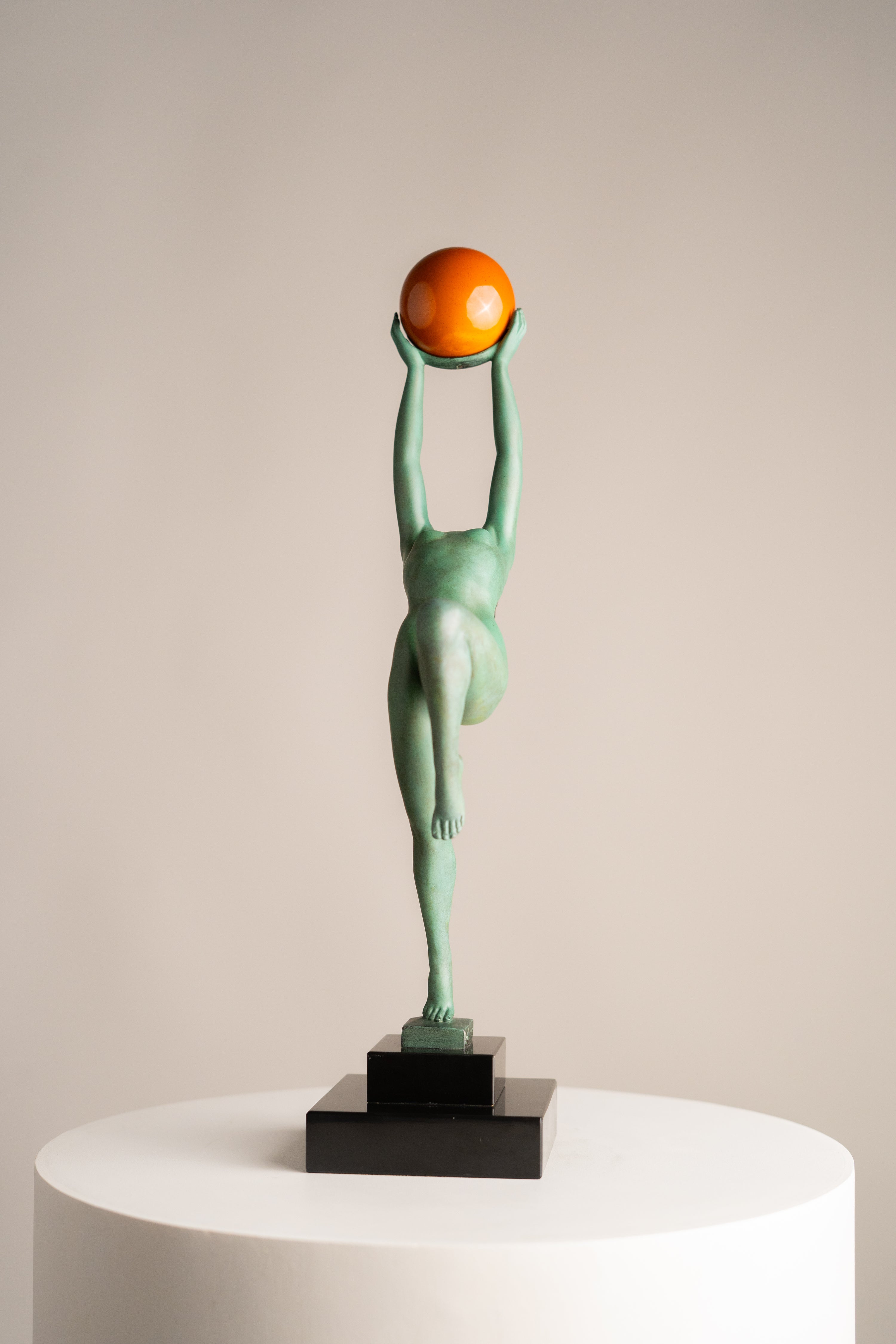 Max Le Verrier - Statue - Jeu - Art Deco - Dancer