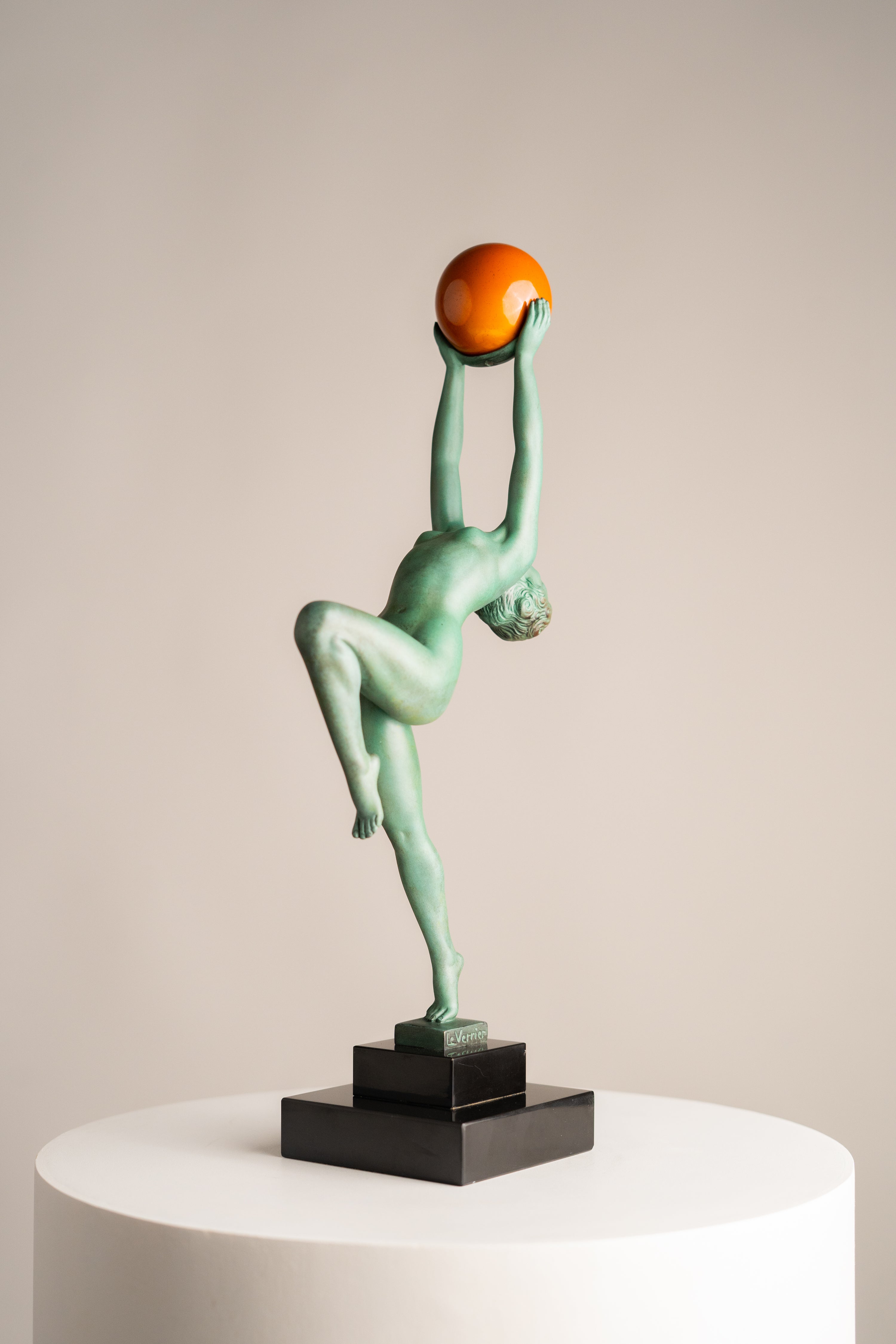 Max Le Verrier - Statue - Jeu - Art Deco - Dancer