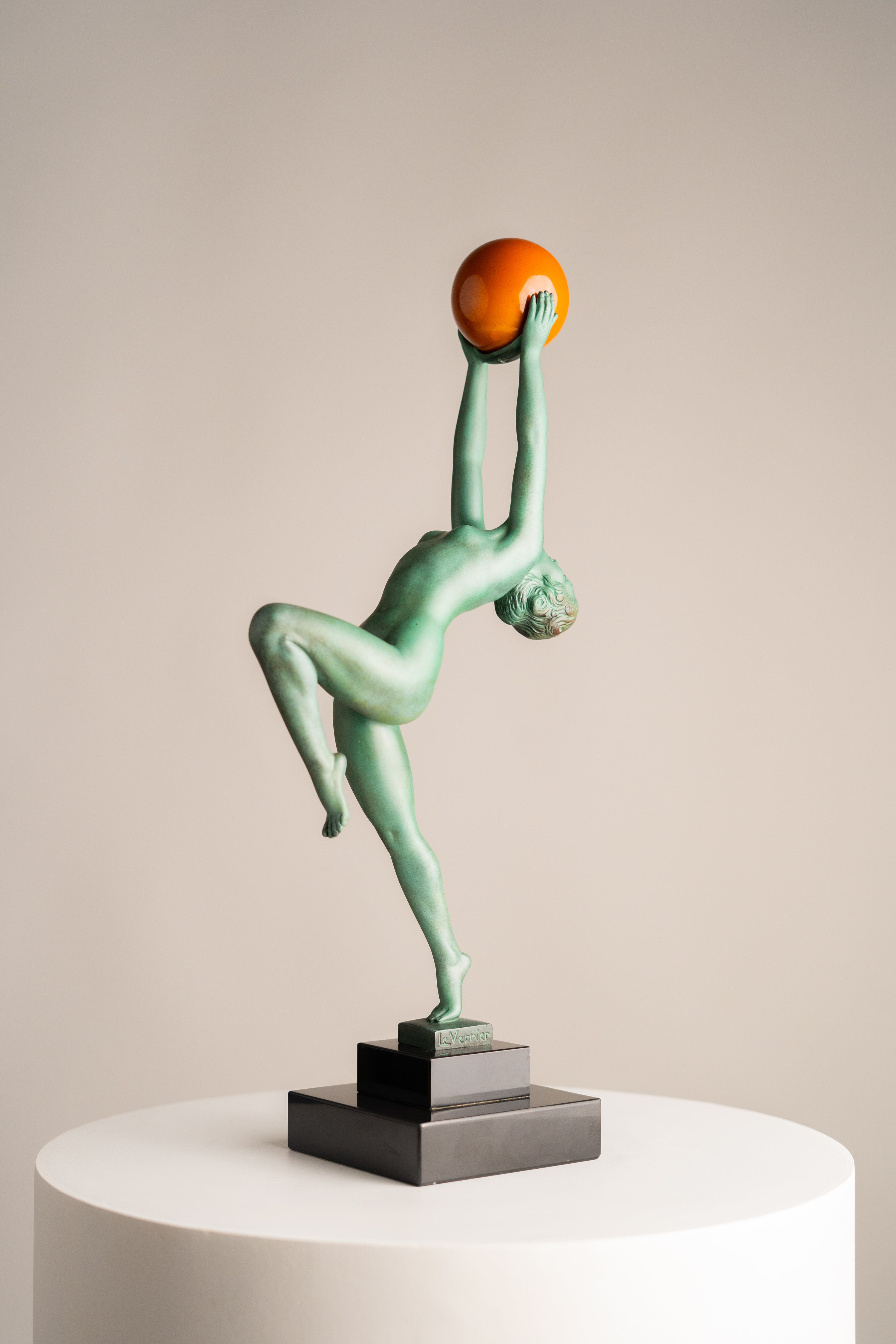 Max Le Verrier - Statue - Jeu - Art Deco - Dancer