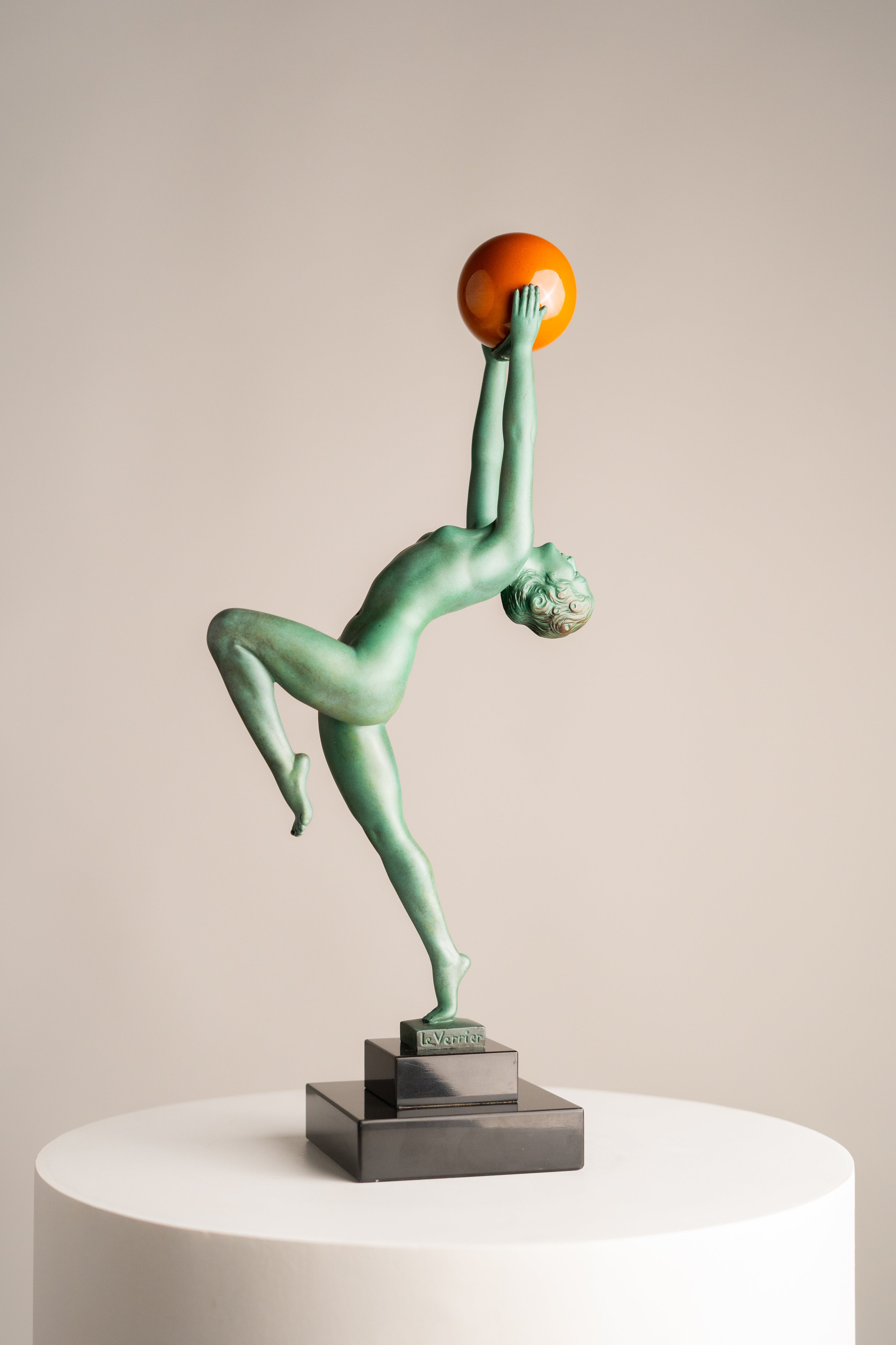 Max Le Verrier - Statue - Jeu - Art Deco - Dancer